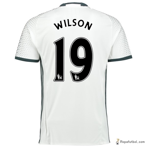 Camiseta Manchester United Replica Tercera Ropa Wilson 2016/17 Blanco